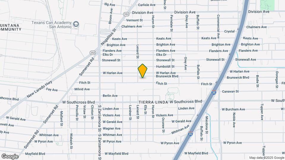 1311 Fitch St Map and Location Details