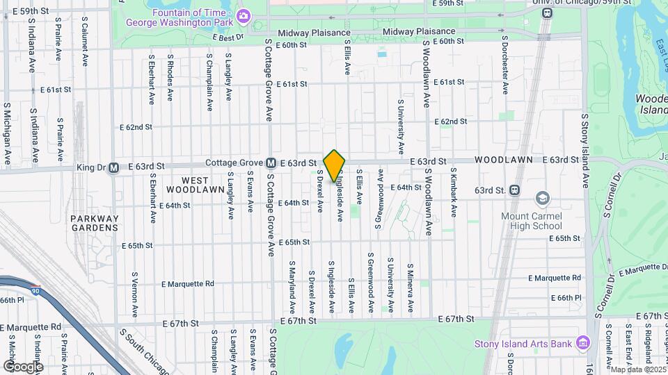6336 S Ingleside Ave Map and Location Details