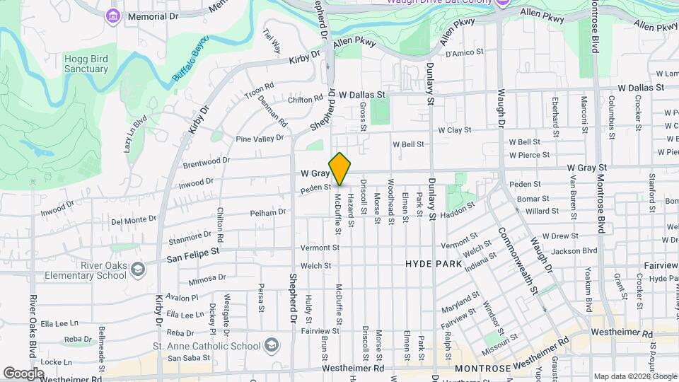 1505 McDuffie St Map and Location Details