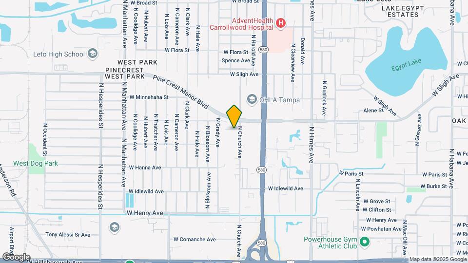 6408 N Church Ave Map and Location Details