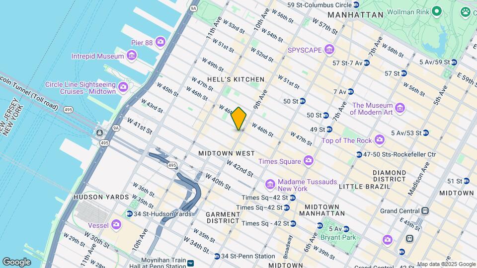 635 Ninth Ave Mapa y Detalles de la Ubicación
