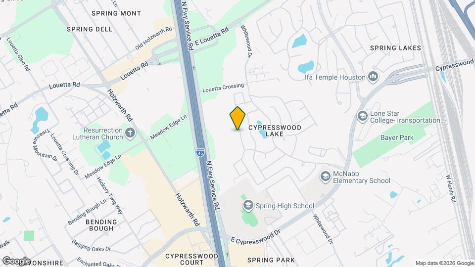 20115 Cypresswood Glen Map and Location Details