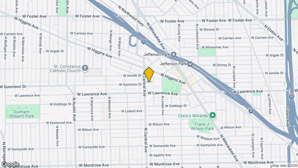 4835 N Central Ave Map and Location Details