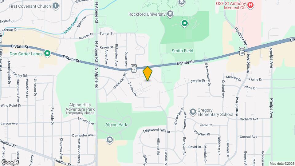 4860 Creek View Rd Map and Location Details