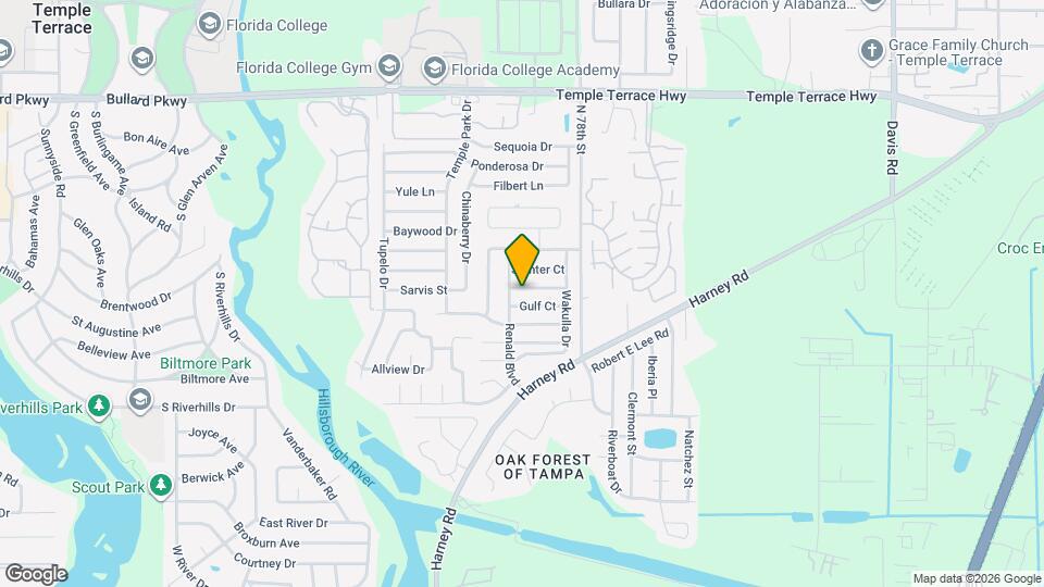 7605 Glades Ct Map and Location Details