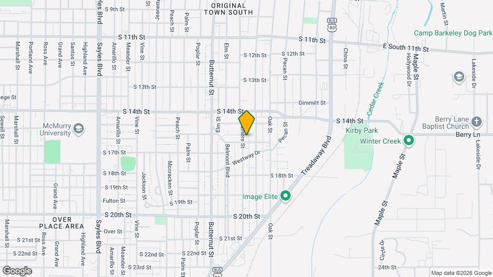 1557 Sycamore St Map and Location Details