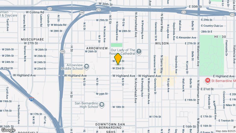 440 W 23rd St, Unit B Map and Location Details