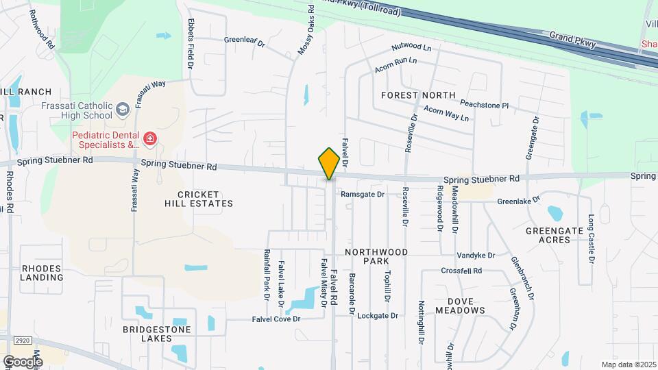 3902 Mossy Pl Ln Map and Location Details