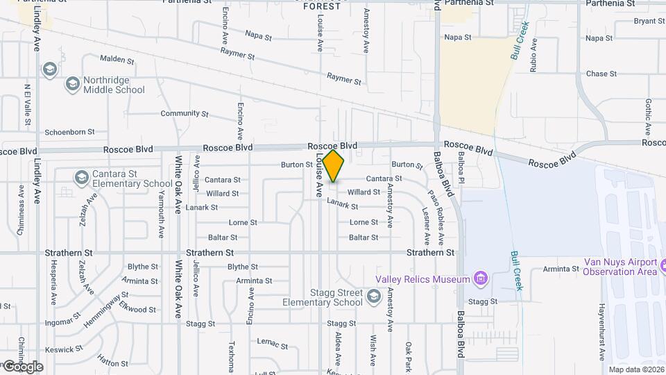 8159 Aldea Ave Map and Location Details