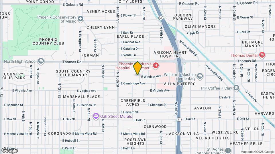2720 N 17th Pl Map and Location Details