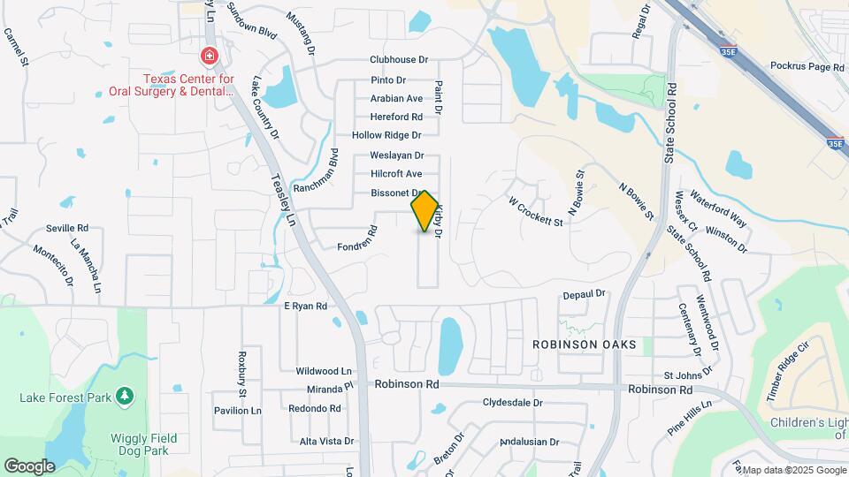 3841 Chimney Rock Dr Map and Location Details