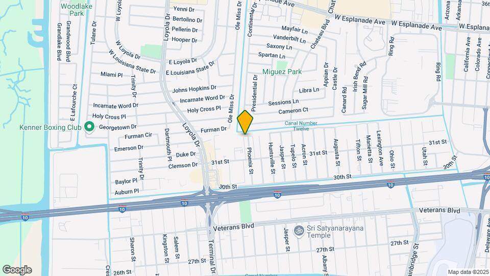 3133 Phoenix St Map and Location Details