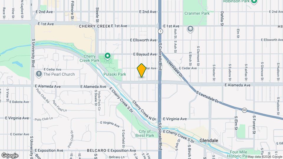 268 S Garfield St Map and Location Details