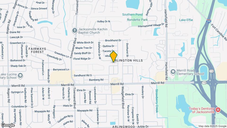 7601 Wycombe Dr N Map and Location Details