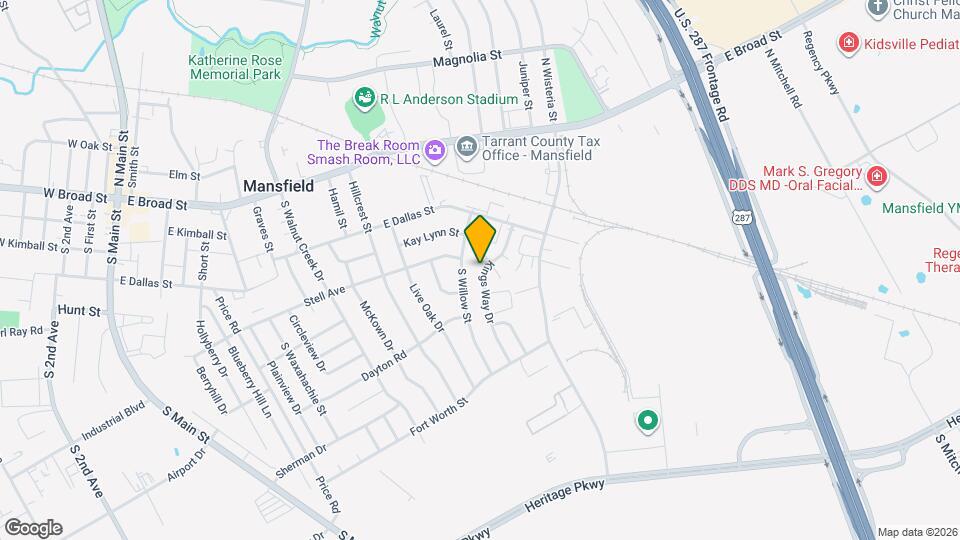 400 Kings Way Dr Map and Location Details