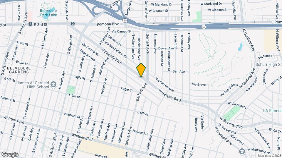 5722 E Beverly Blvd Map and Location Details