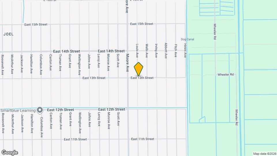 4103 East 13th Street Map and Location Details