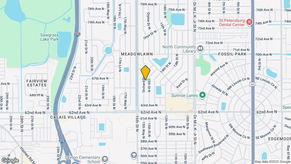 6613 Orchard Dr N Map and Location Details