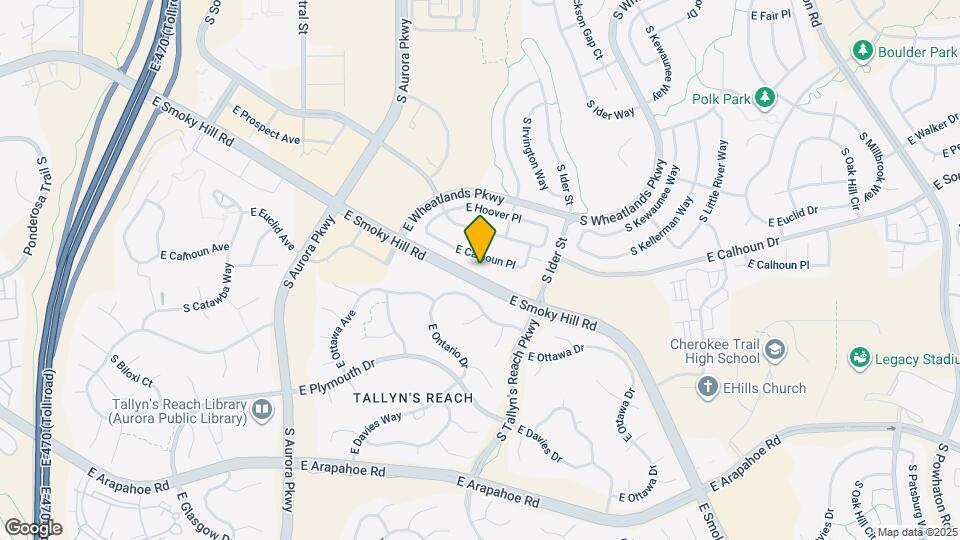 24856 E Calhoun Pl Map and Location Details