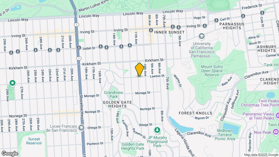 1600 11th Ave Map and Location Details