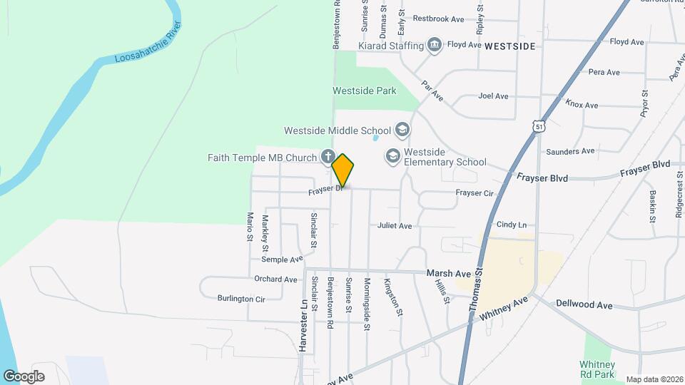 701 Frayser Dr Map and Location Details