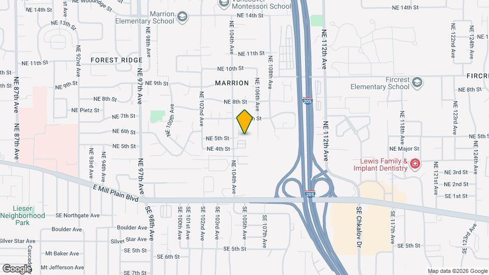 10465 NE 5th Cir Map and Location Details