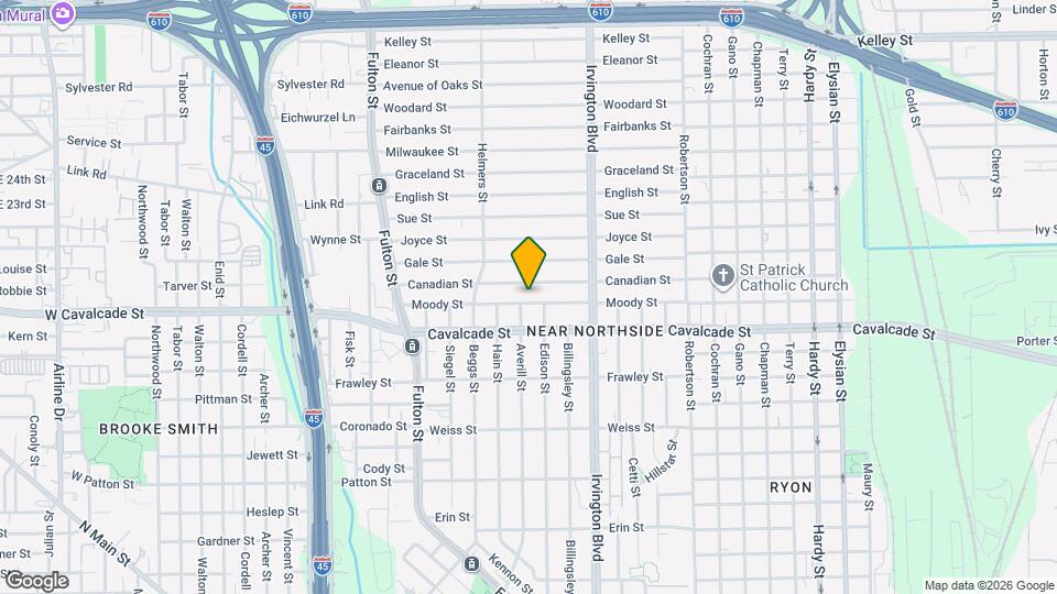 603 Moody St Map and Location Details