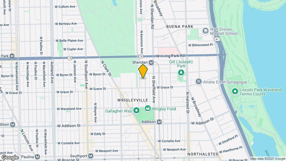 3824 N Kenmore Ave, Unit 2 Map and Location Details