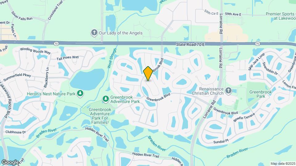 6417 Blue Grosbeak Cir Map and Location Details