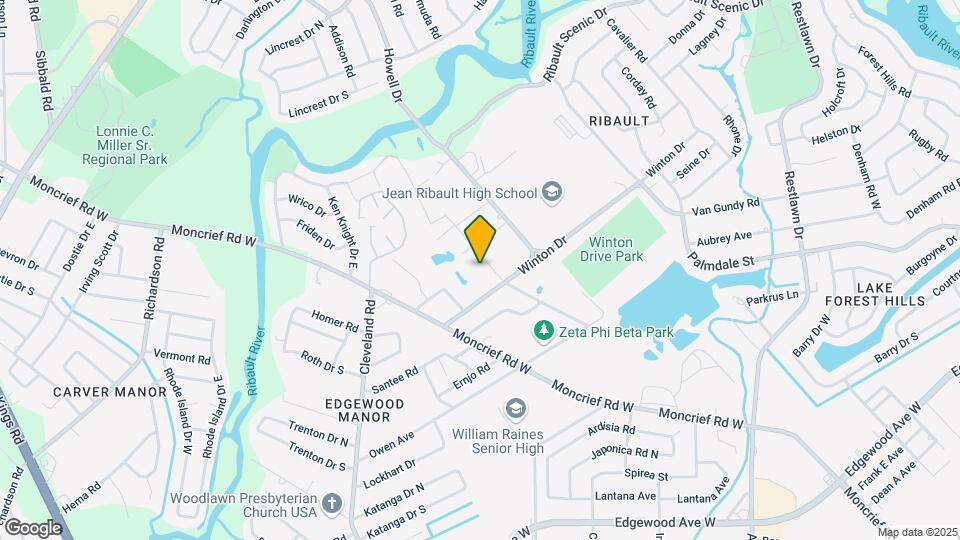 3922 Ribault River Ln Map and Location Details