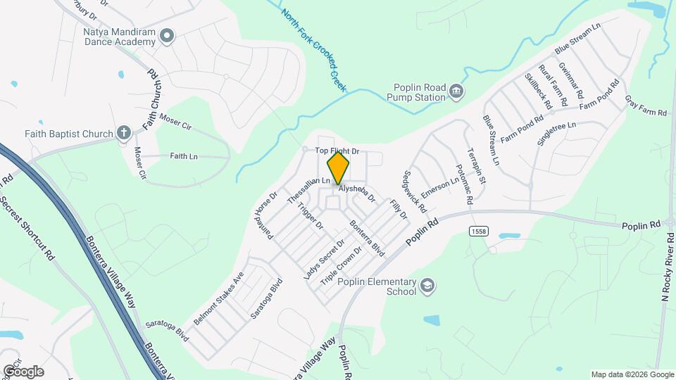 2609 Bonterra Blvd Map and Location Details