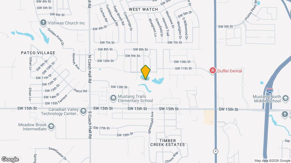 1225 Hickory Creek Dr Map and Location Details