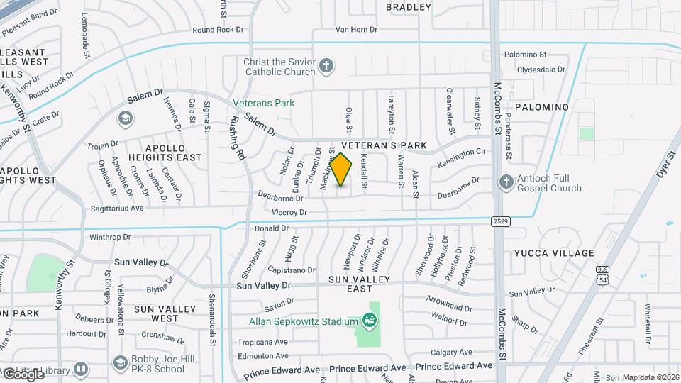 10404 Omega Cir Map and Location Details