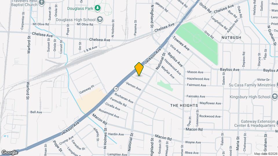 3432 Mayflower Ave Map and Location Details