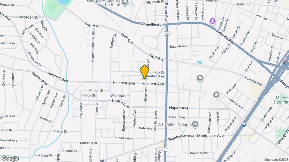 2703 Hillcrest Ave Mapa y Detalles de la Ubicación