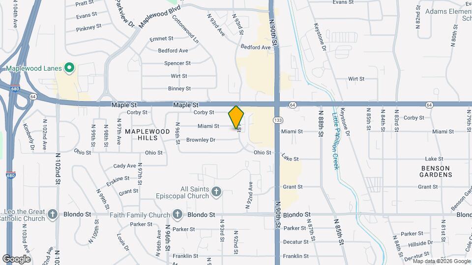 2664 N 93rd St Map and Location Details