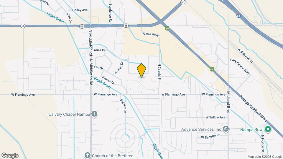 2052 W Bella Ln Map and Location Details