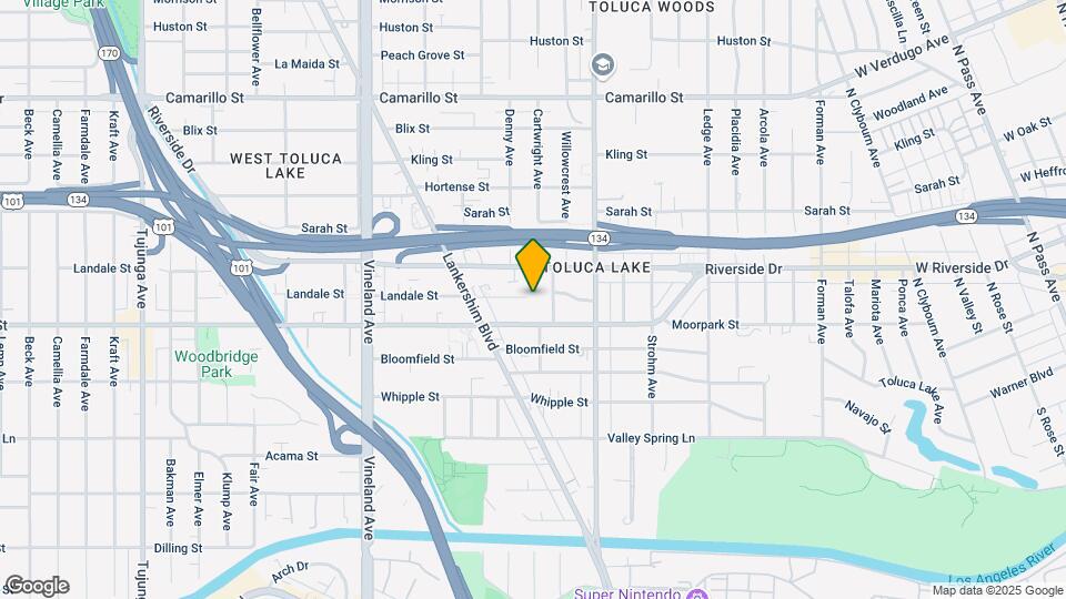 10707 Landale St Map and Location Details