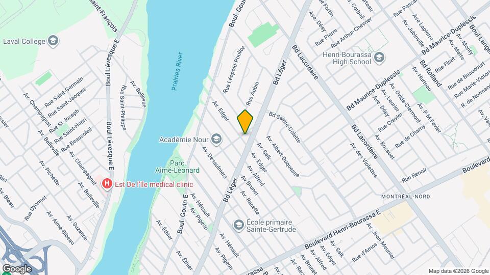 5260 De Séville Rue Map and Location Details