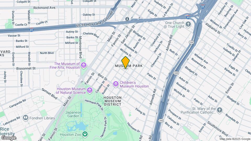 1419 Oakdale St Map and Location Details