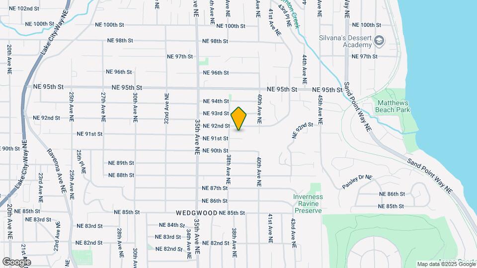 3816 NE 91st St Map and Location Details