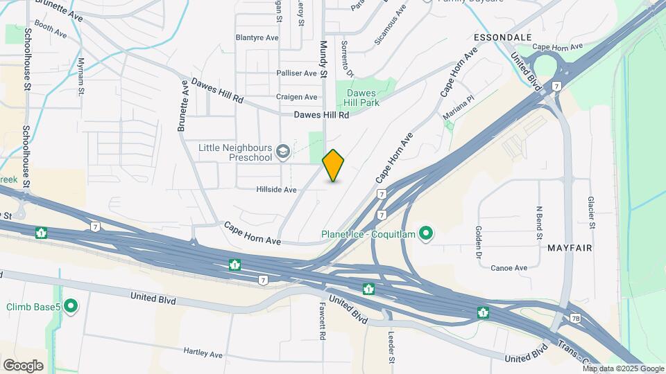 2217 Hillside Ave Map and Location Details