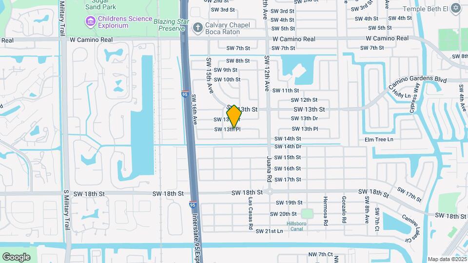 1350 SW 13th Pl Map and Location Details