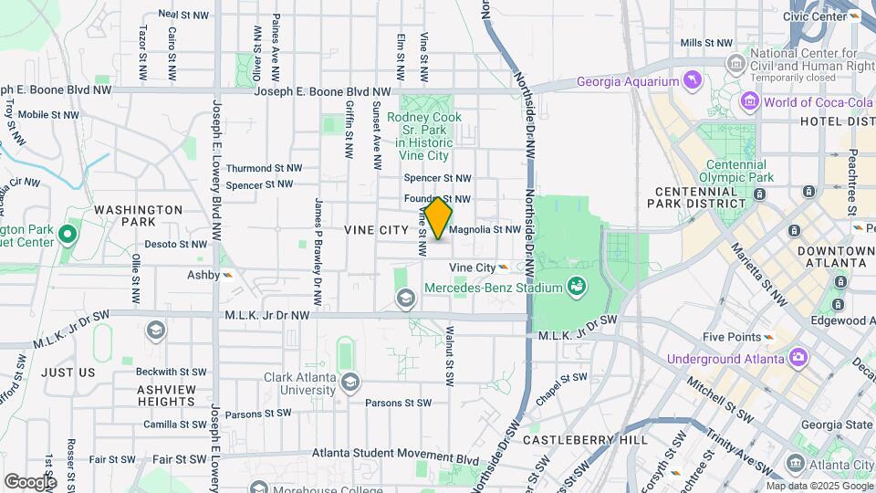 600 Delbridge St NW Map and Location Details