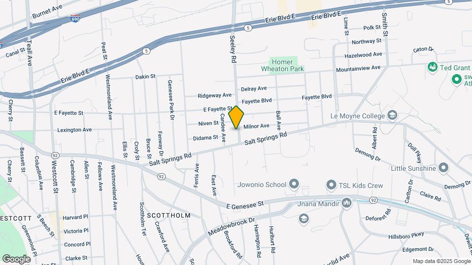 810 Seeley Rd Map and Location Details