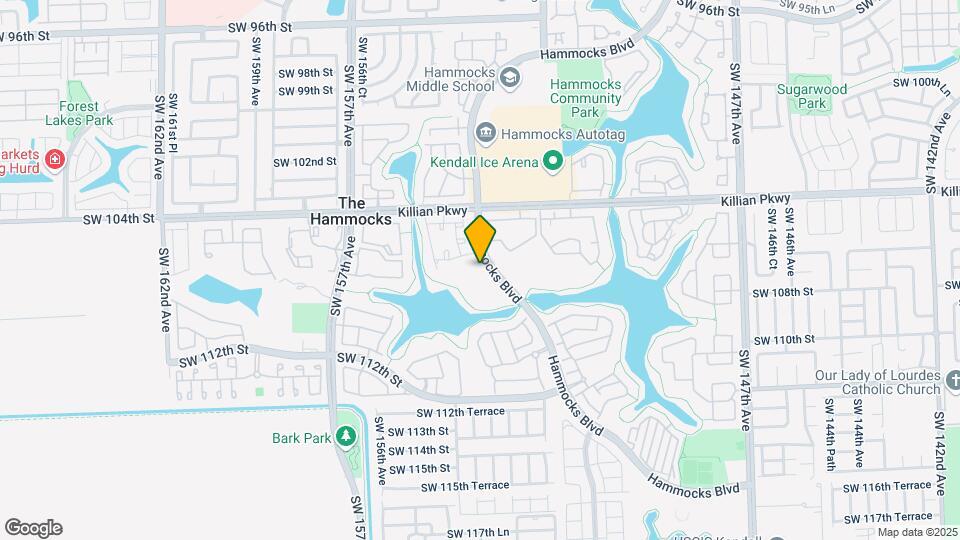 15320 SW 106th Terrace Map and Location Details