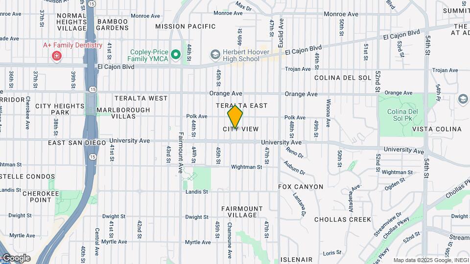 4035-4039 Chamoune Ave Mapa y Detalles de la Ubicación