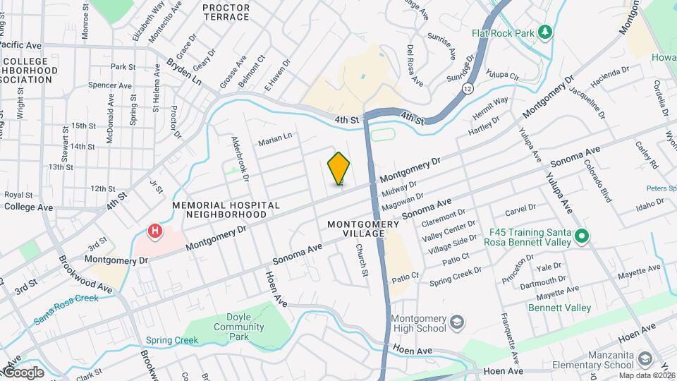 2107 Montgomery Dr Map and Location Details