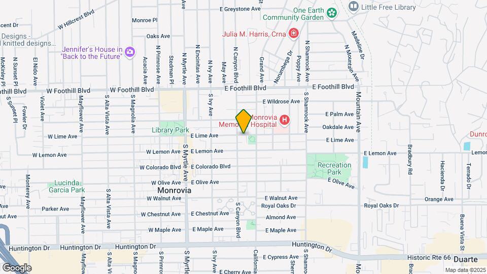 310 E Lime Ave Map and Location Details
