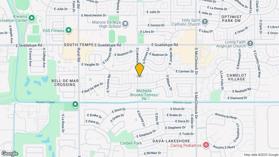 6743 S Lakeshore Dr Map and Location Details
